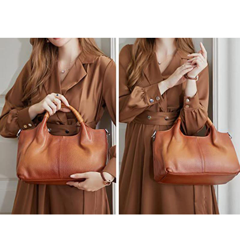 Tote Bag for Women Genuine Leather Leisure Daily Crossbody Bag